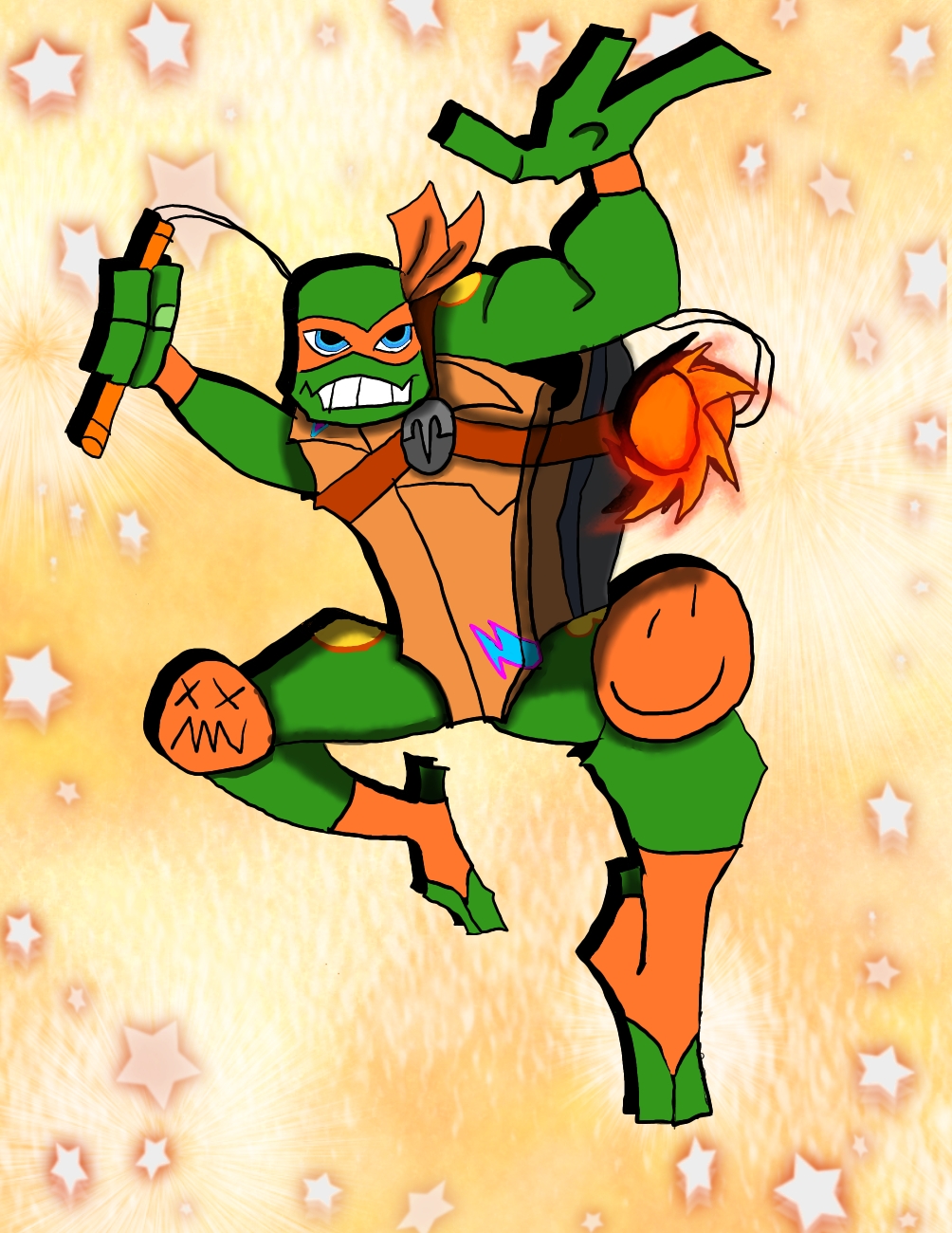 Mikey Rottmnt Icon ROTTMNT Mikey by Arora122 on DeviantArt