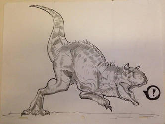 Day #10 Inktober - Carnotaurus