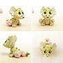 OOAK Commission Baby Kougra Neopets Sculpture