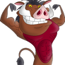 Pumbaa the Bodybuilder--PS'd