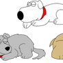 Brian, New Brian and Vinny sleeping