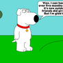 Brian visits his now-averted grave