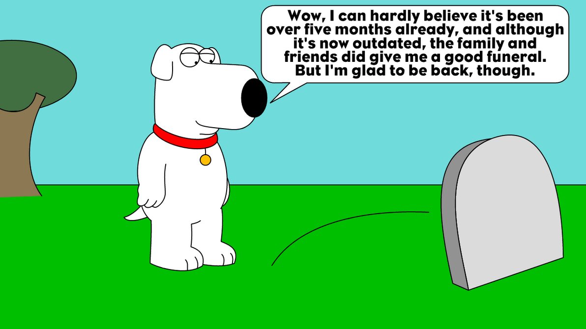 Brian visits his now-averted grave by DecaTilde on DeviantArt