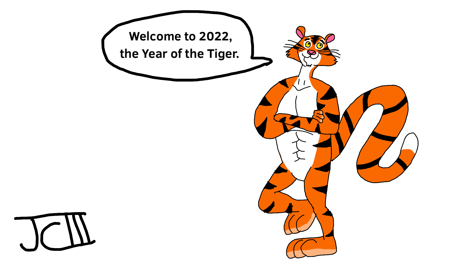 2022, Year of Terrance the Tiger