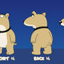 Vinny reference sheet (traced from the original)