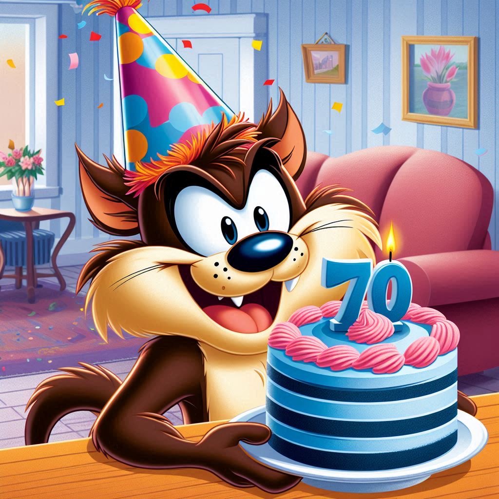 Happy 70th, Taz-Boy