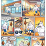 Arnold Practice Punching a Speed Bag (fan comic)