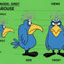Sasha Grouse model sheet