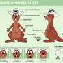 Dinny Kangaroo model sheet