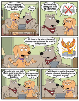 New Brian and Ellie react to the merger (comic)
