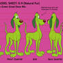 K-9 style guides (natural fur)