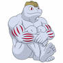 Machoke lounging
