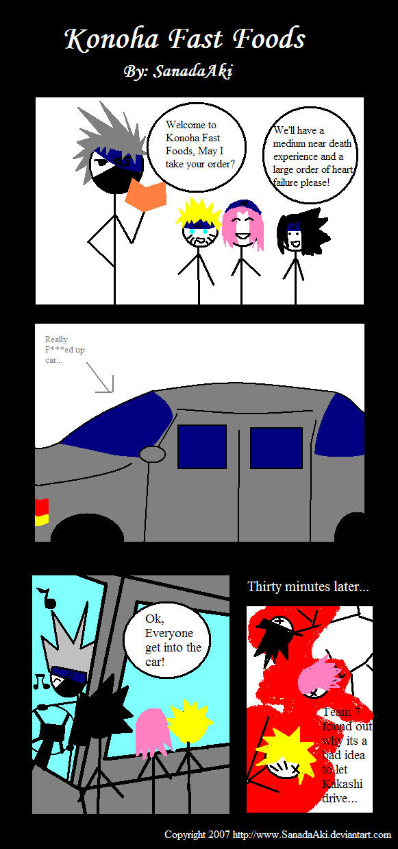 Konoha Fast Foods original by SanadaAki on DeviantArt