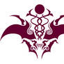 Abstract Burgundy