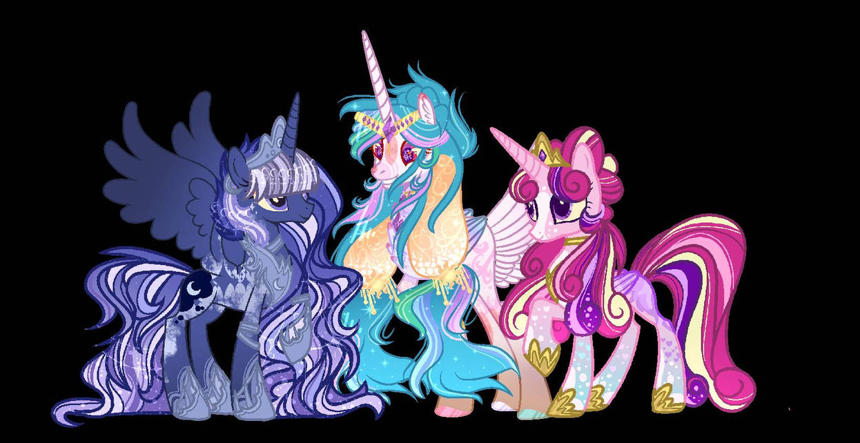 Mlp Restyle (Mlp) Princess re-redesigns by D-MastersSuckmaster on DeviantArt