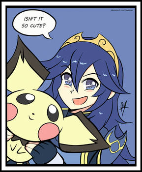 Lucina and Pichu