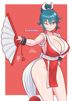 Byleth as Mai Shiranui