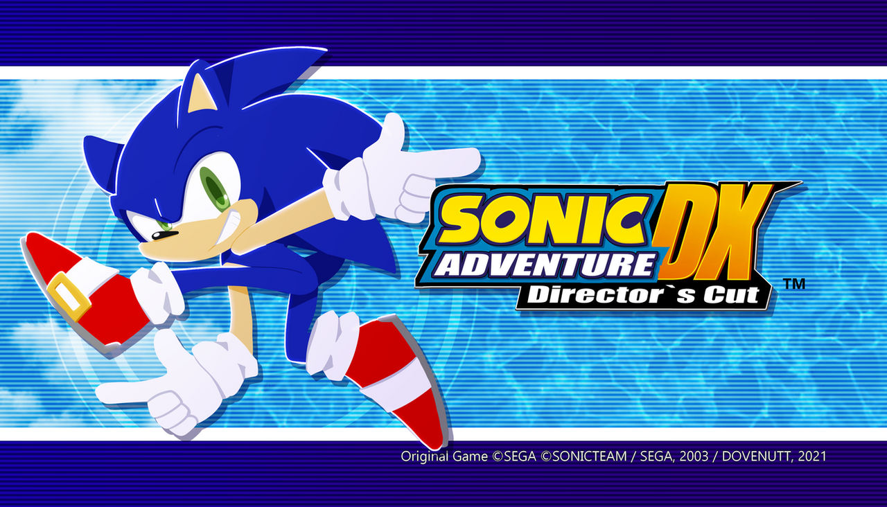 Sonic Adventure DX Title Screen redraw by pekpwk on DeviantArt