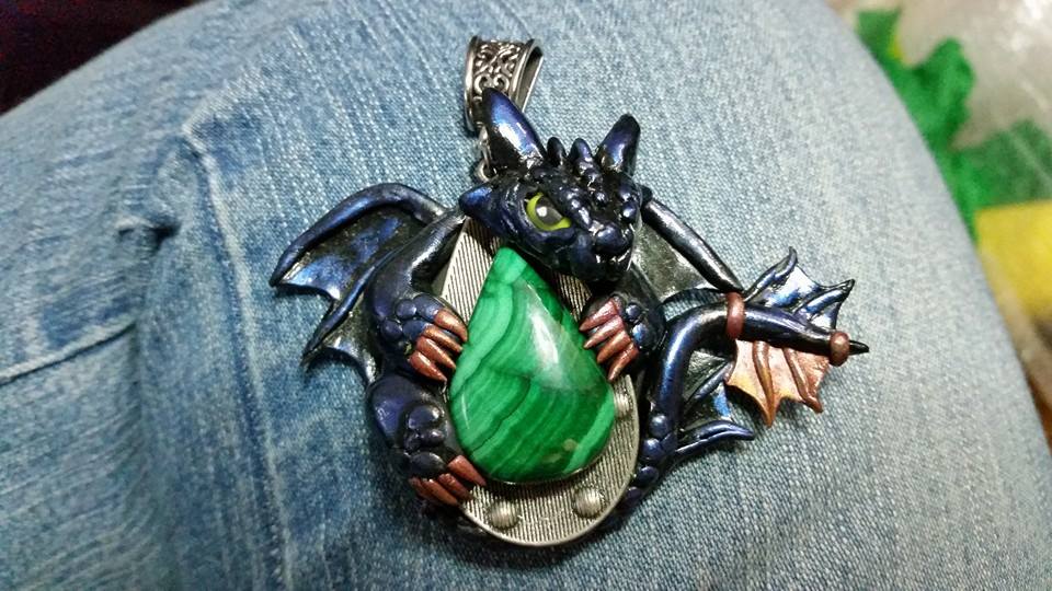 Night Fury Dragon Pendant