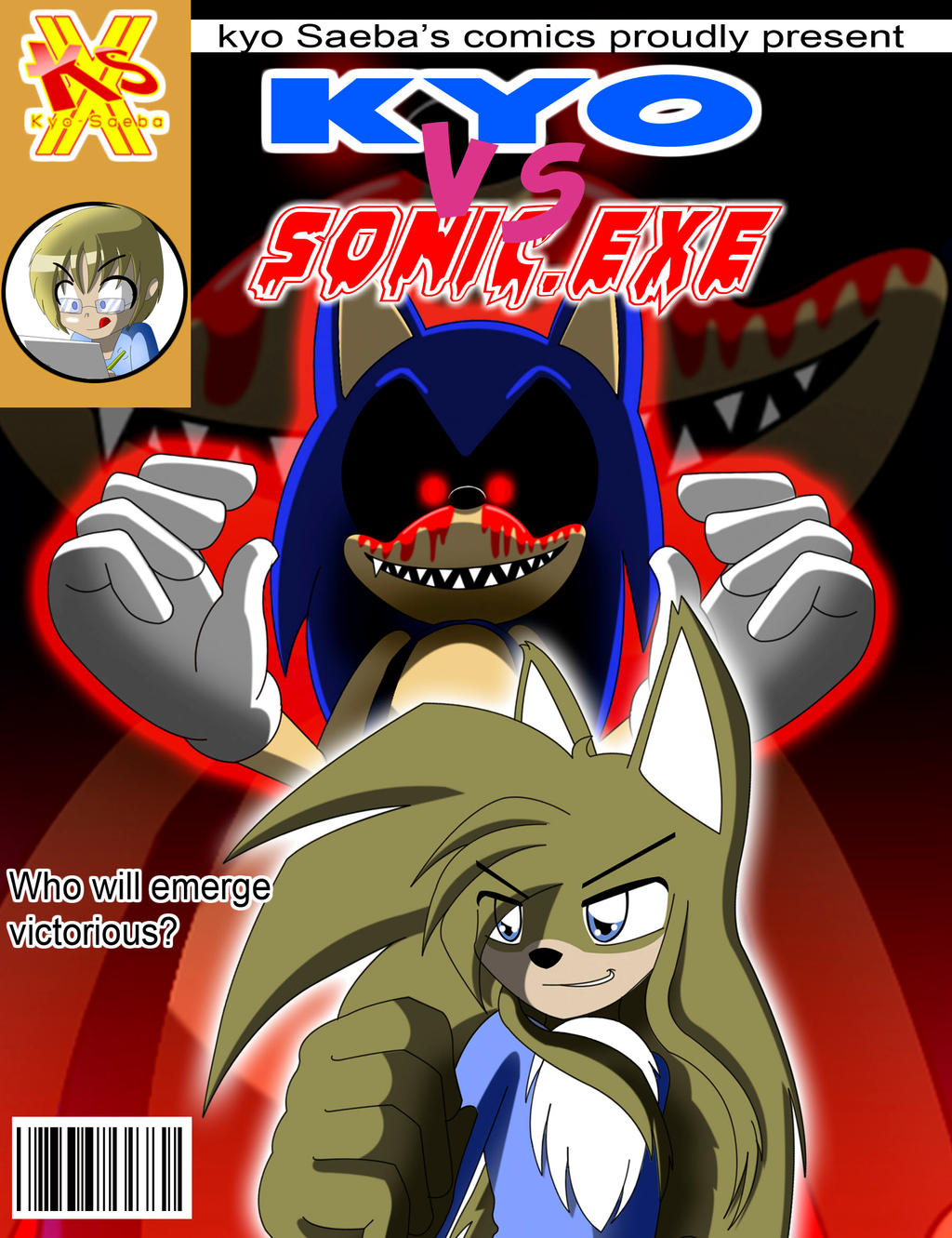 Front cover Comic Kyo vs Sonic