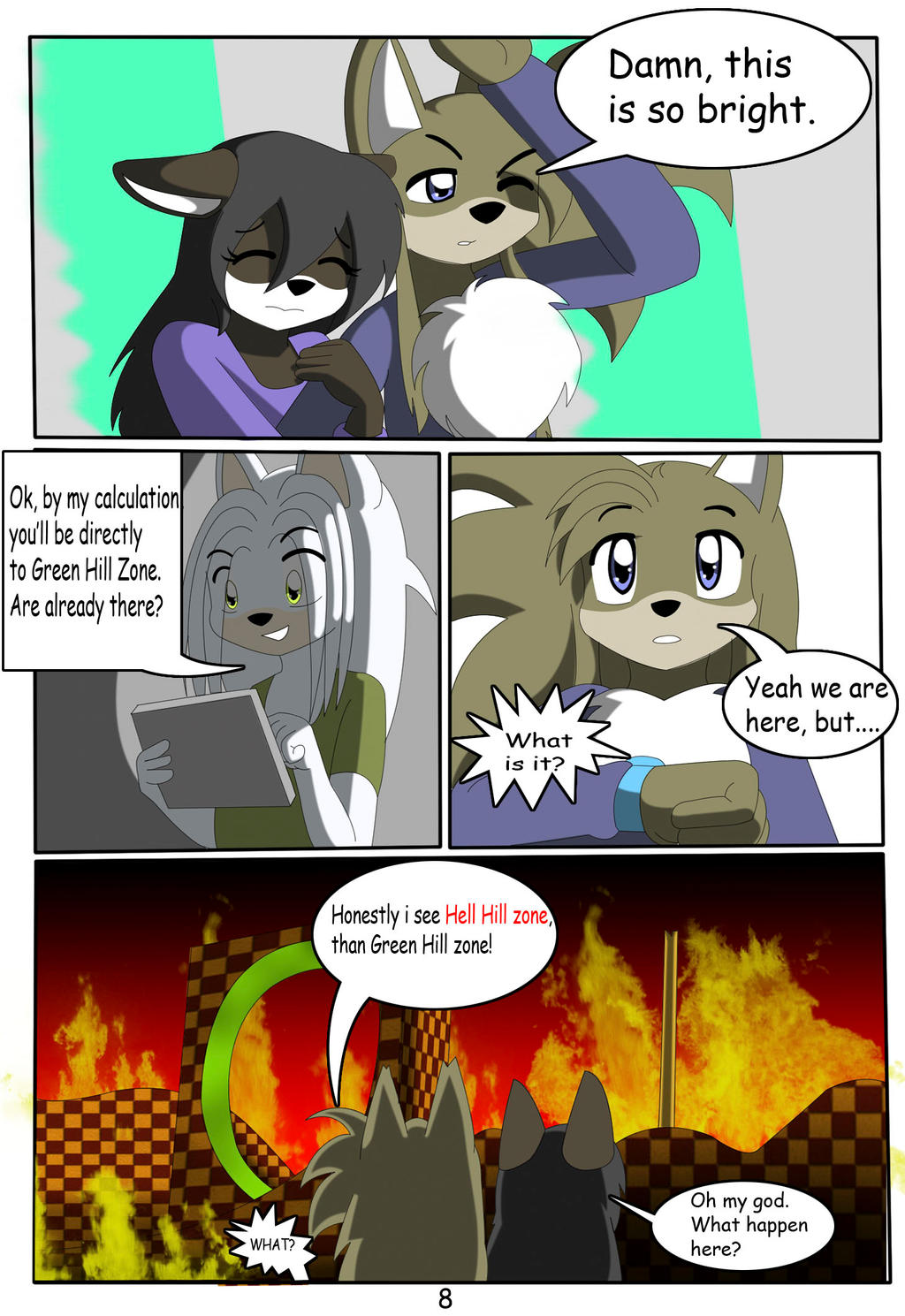 Kyo VS sonic exe page 8