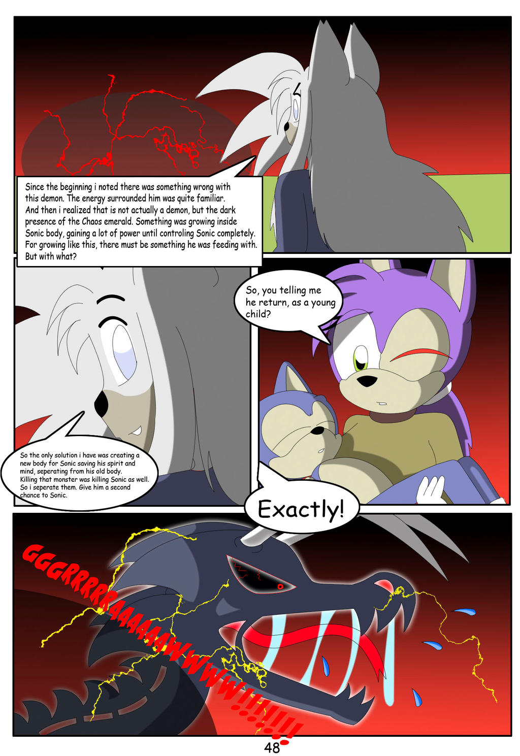 Kyo VS Sonic exe page 48