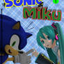 Sonic and Miku front cover