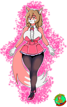 New Character - Samantha The Pink Fox