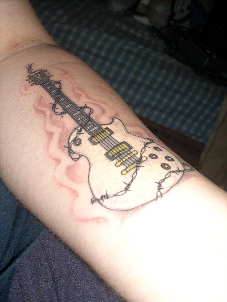 Les Paul tattoo by midnight80090 on DeviantArt