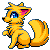 Gold/orange fox free Avatar