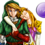 Link and Zelda render