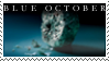 Blue October stamp