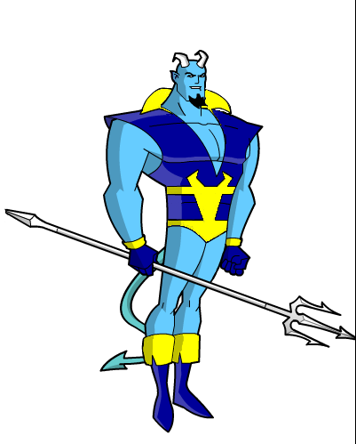 Blue Devil via Hero Creator