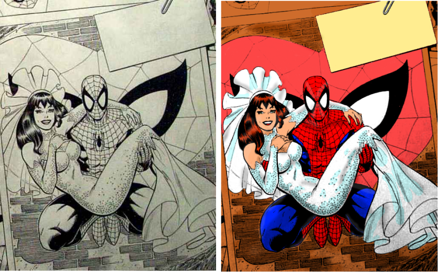 Spidey Wedding Before n After