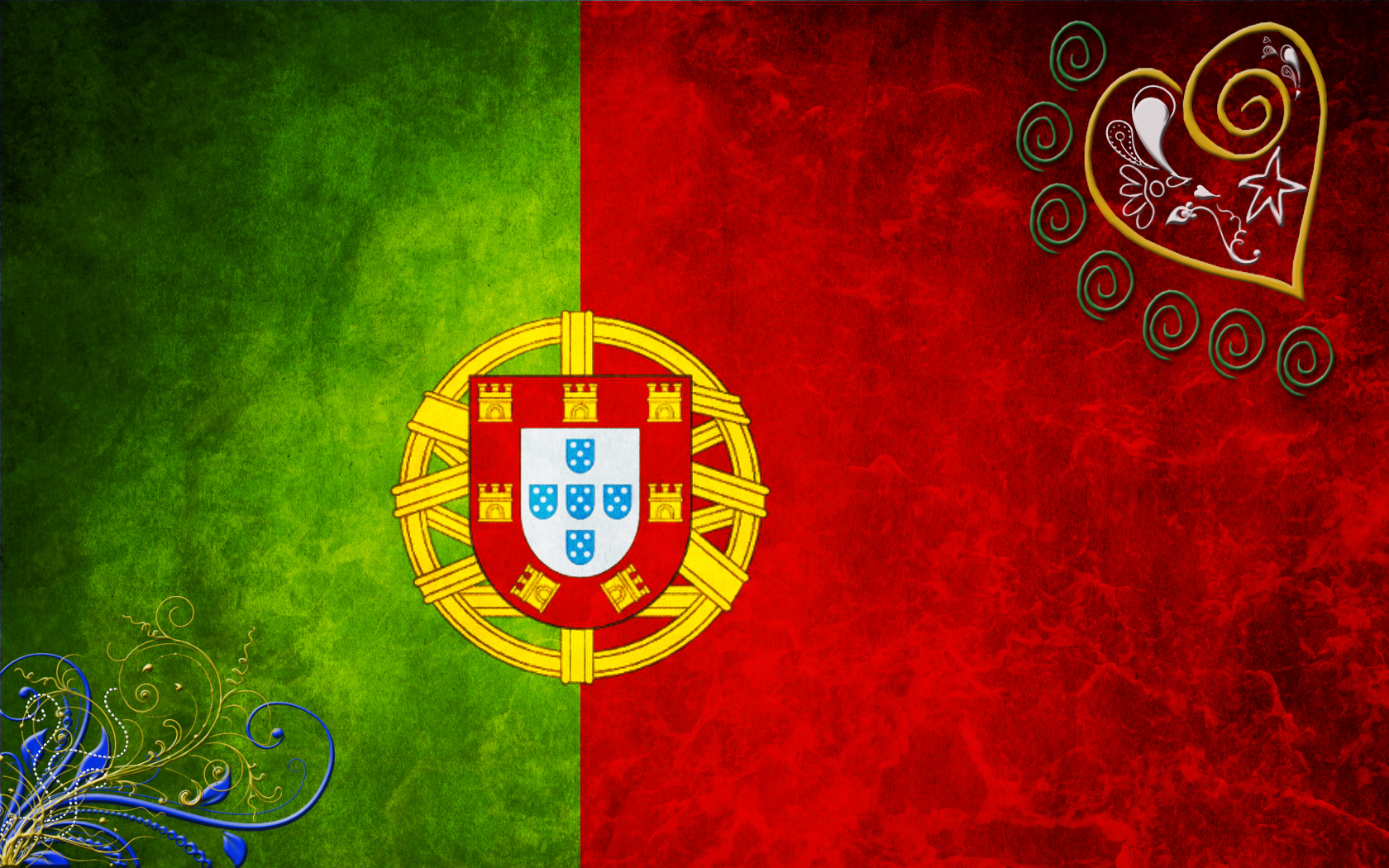 Portugal Flag Widescreen