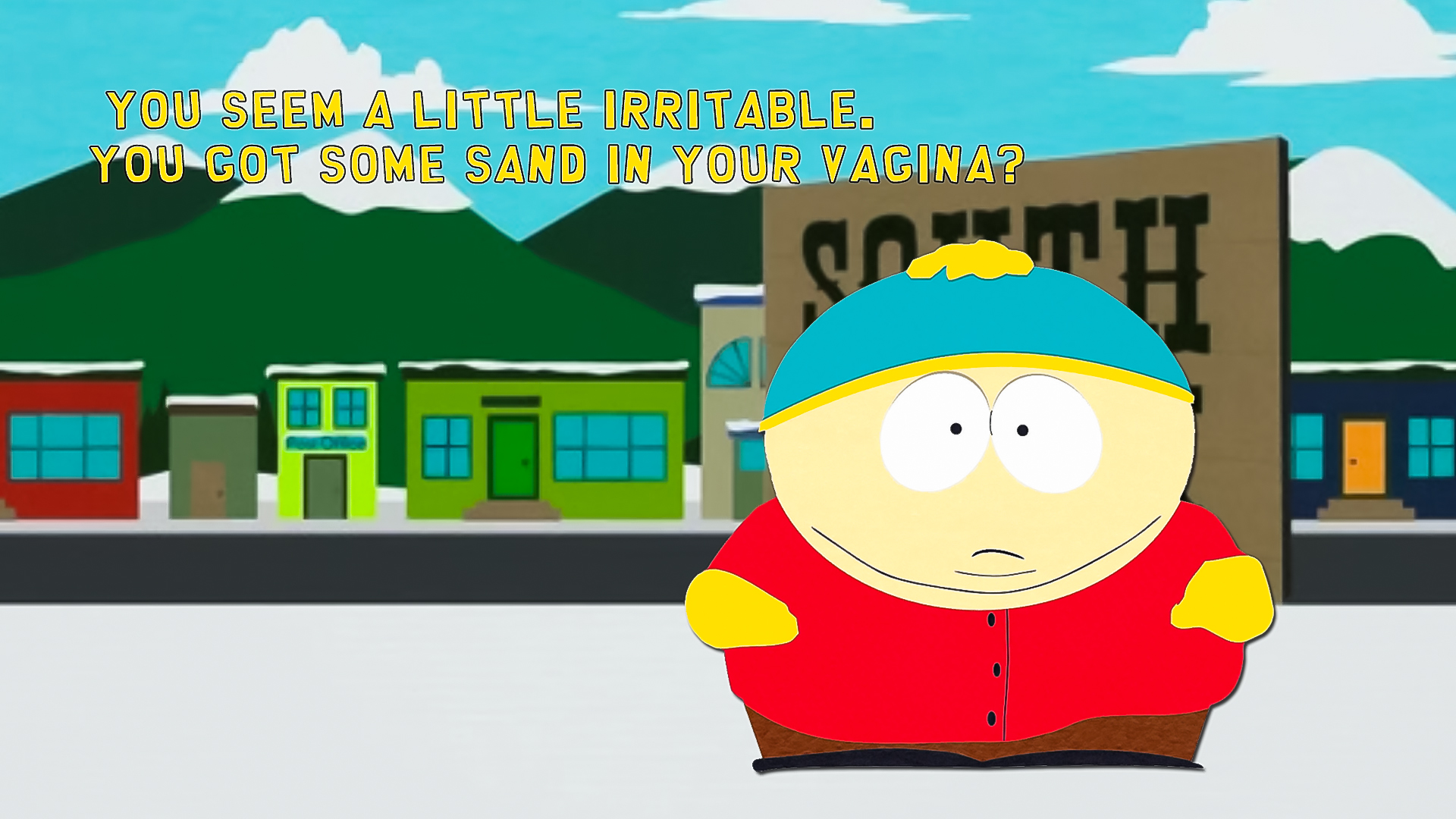 South Park Cartman Sand