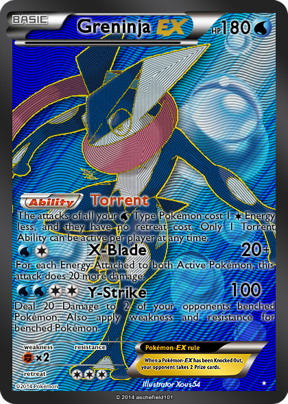 Greninja Ex Full Art By Sode San On Deviantart