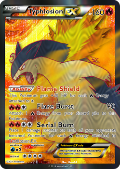 Typhlosion EX FA