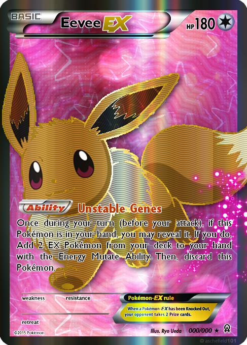 eevee ex pokemon card Pre-order Starter Set ex this PSA 9 card is the perfect way to showcase your collection. Eevee EX FA by Sode-san