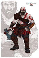 Kratos // God of War by nahuel-amaya