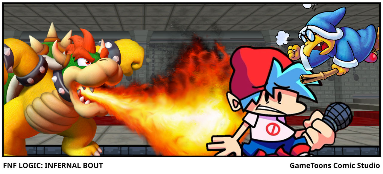 Infernal Bout (FNF LOGIC) by Andrewfunart on DeviantArt