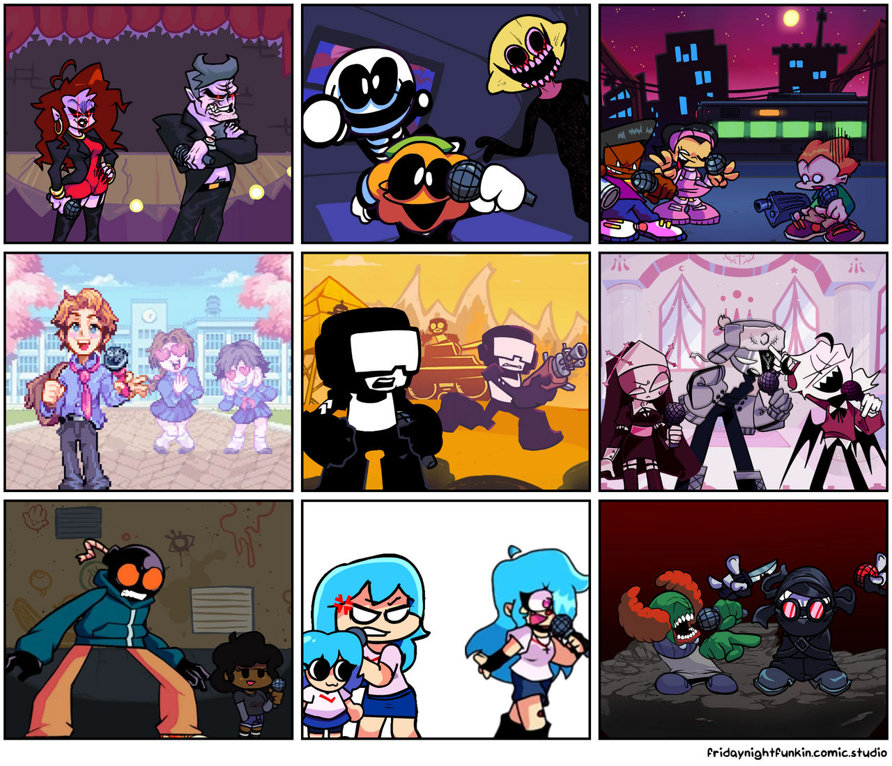 9 episodes for FNF X by Andrewfunart on DeviantArt