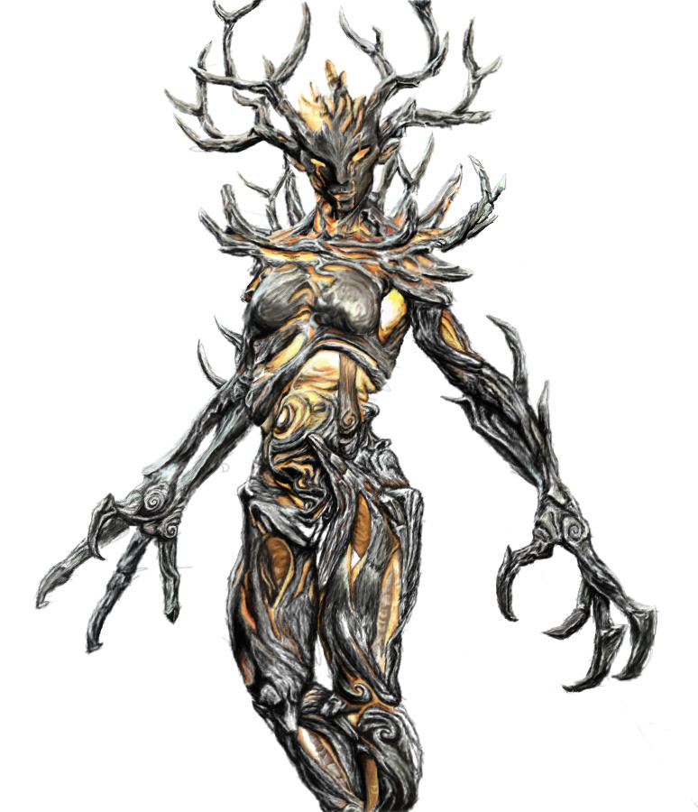 Skyrim Spriggan Digital Painting by Oblivion-Omega on DeviantArt