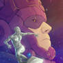 Silver Surfer and Galactus