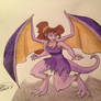 Disney's Megara as a Gargoyle