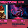 Commissions info