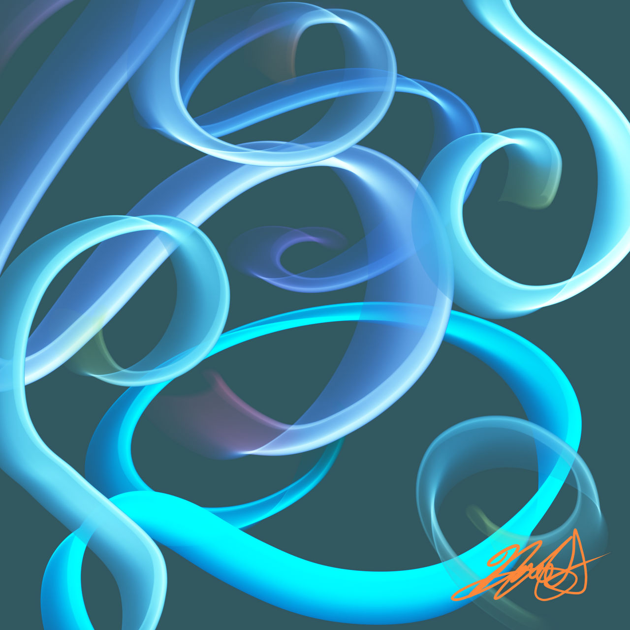 Ribbons in Blue by SquallDizznee on DeviantArt