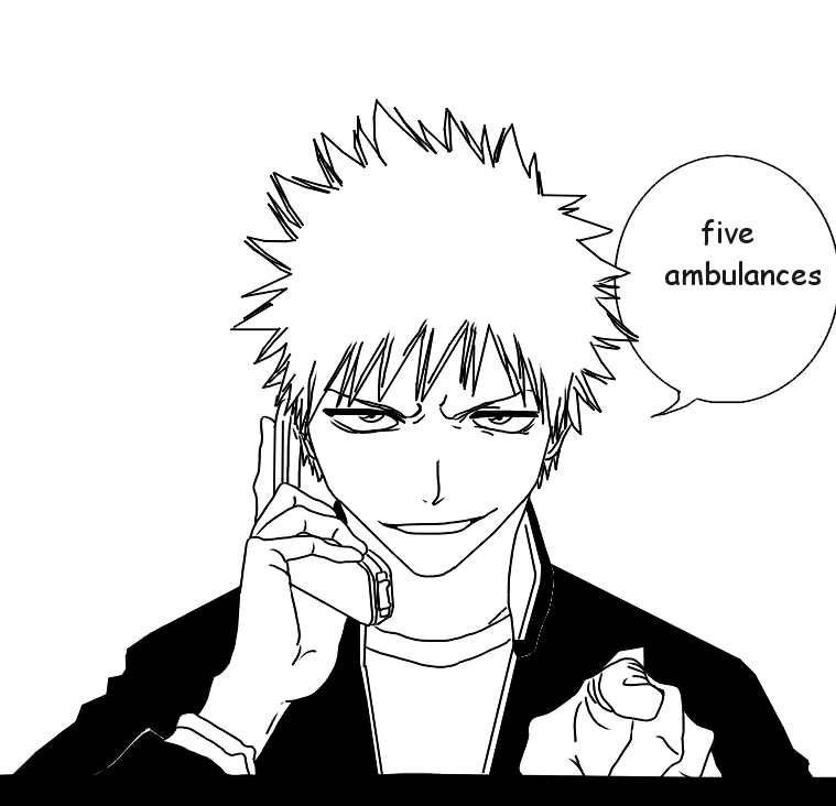 ichigo-five ambulances