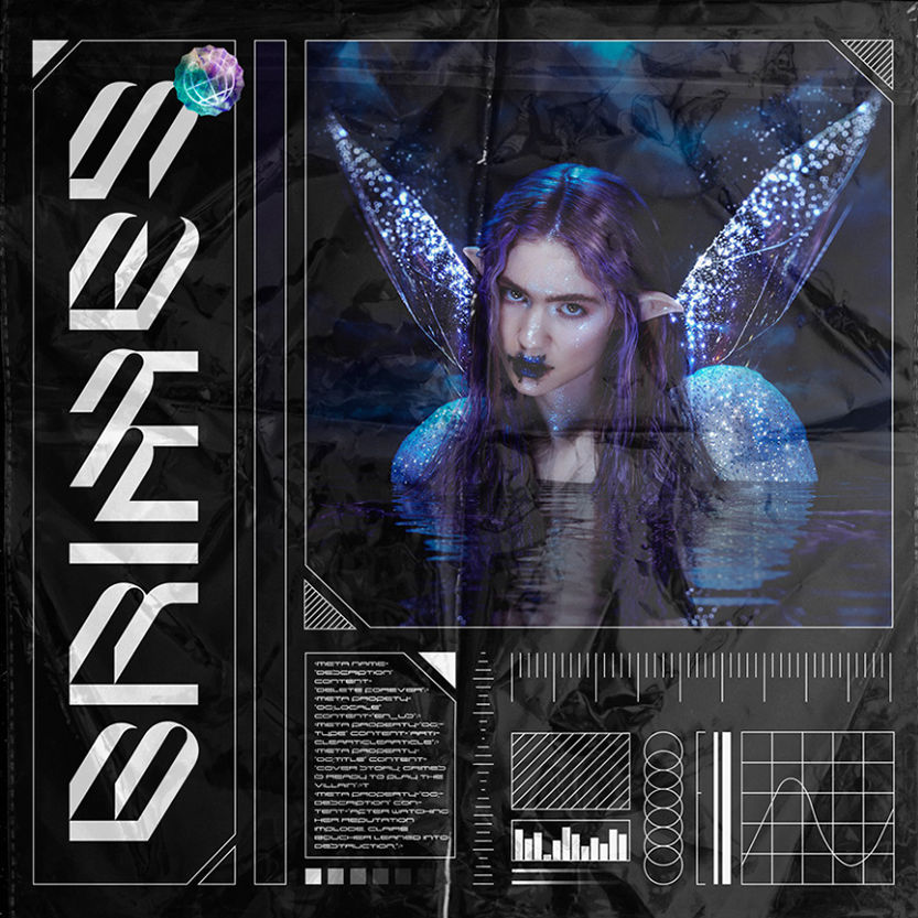 Cover art for Delete Forever by Grimes by Studiorinagraphic on DeviantArt
