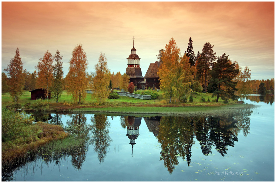 An old Finnish church..